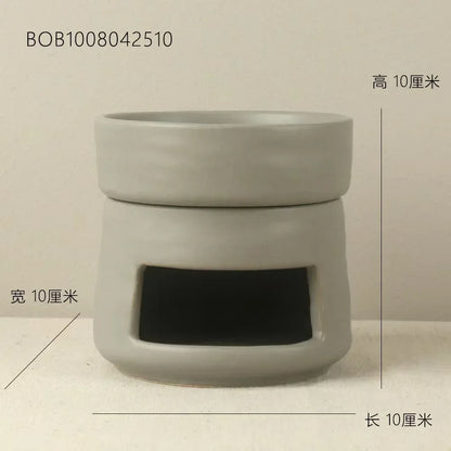 Exquisite ceramic craftsmanship candle holder wax oil burner