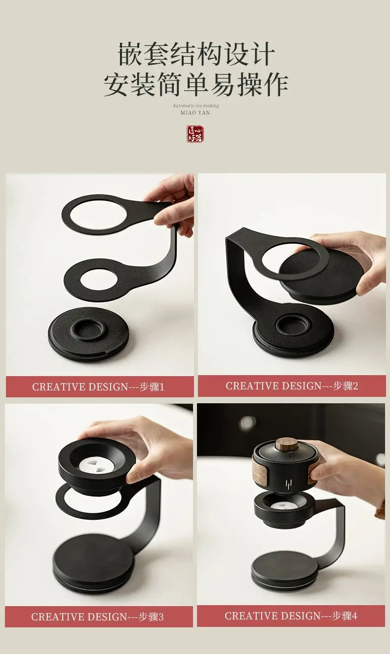 Premium Ceramic Automatic Tea Set — Complete Kit