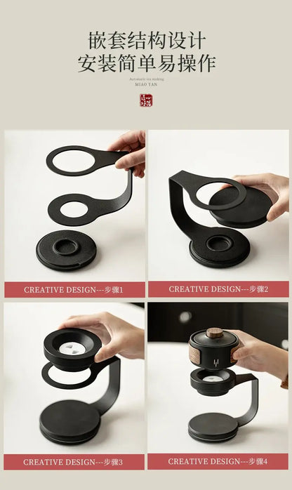 Premium Ceramic Automatic Tea Set — Complete Kit