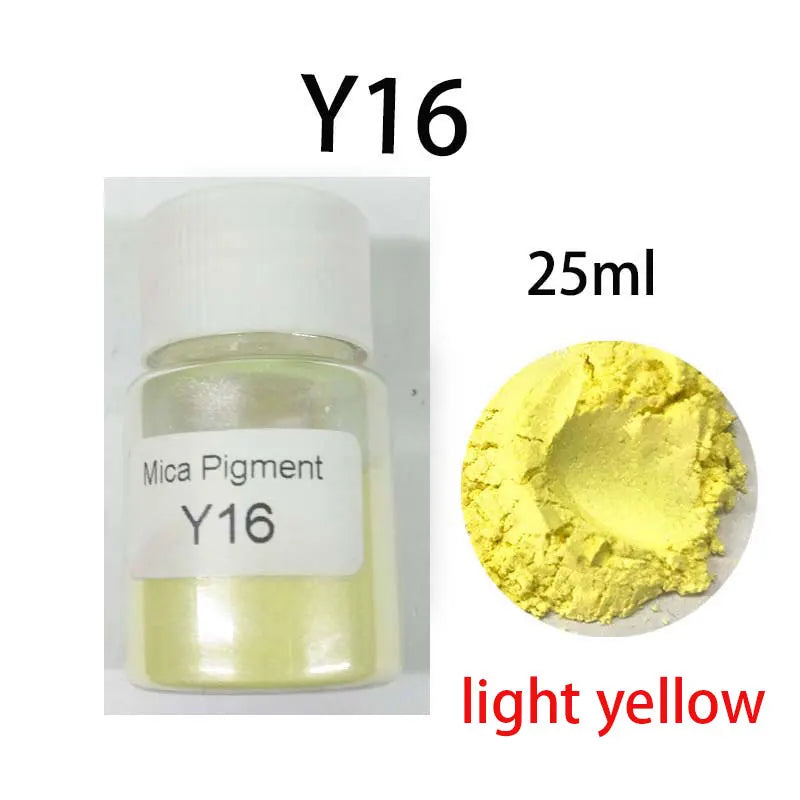 Mica Pigment Powder, 26 Colors for Soap, Candles & Crafts