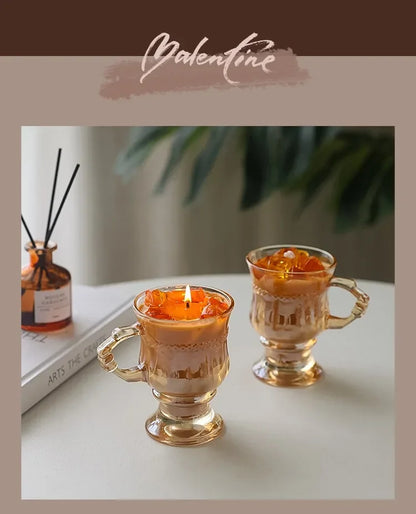 Kaffeformade doftljus i sojavax