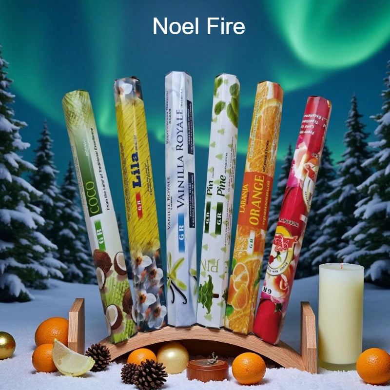 6 Sets of 120 Indian Incense Sticks Palo Santo Lavender Jasmine Meditation Fresh Air Scent Aroma Home Long-Lasting Fragrance - Your Ritual Hub 