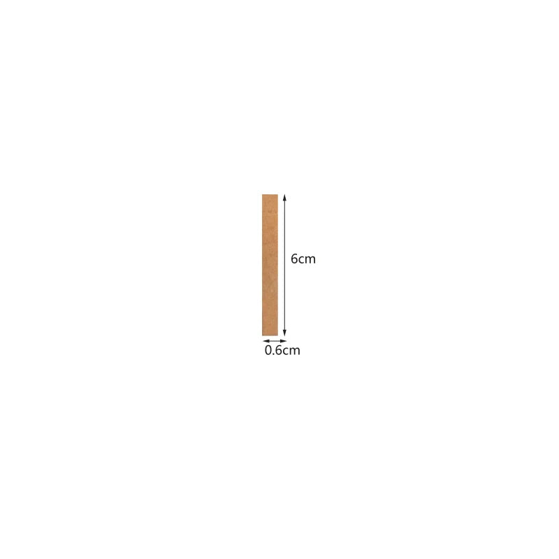 50-Pack Wooden Candle Wicks — Multi-Size with Sustainer Tabs