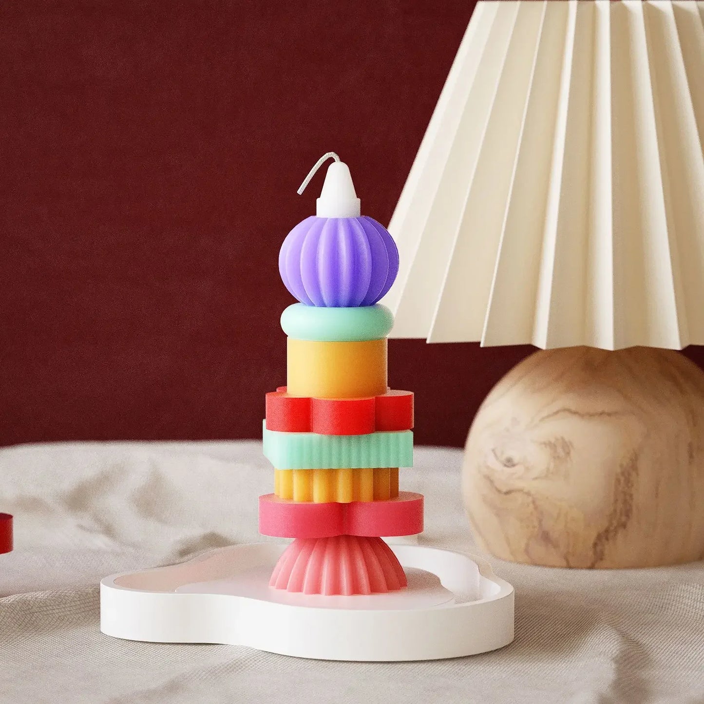 Stackable Layered Silicone Mold — Candle & Soap Making