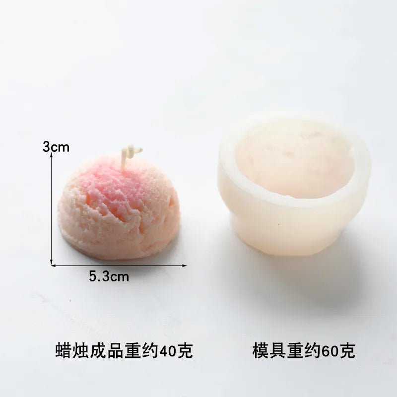 Sweet Dessert Cake Silicone Candle Mold for Handmade Soap Resin Epoxy Plaster Chocolate Party Decor DIY Mould Gift Wax Making - Your Ritual Hub 