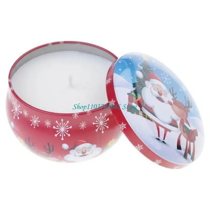 Soy Wax Candle Jar — Christmas Luminous Ornament
