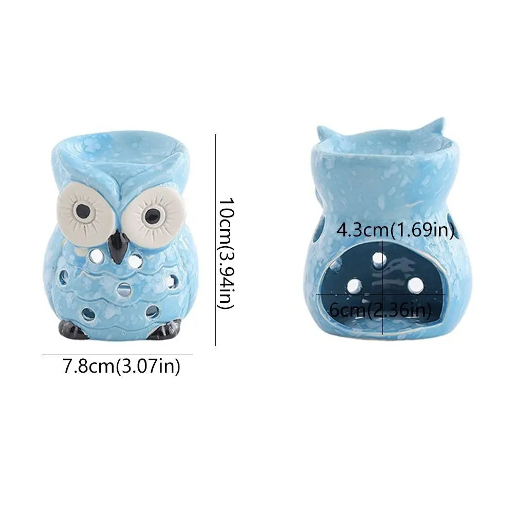 Ceramic Owl Aromatherapy Stove Eco-Friendly Heat Resistant Incense Candle - Your Ritual Hub 