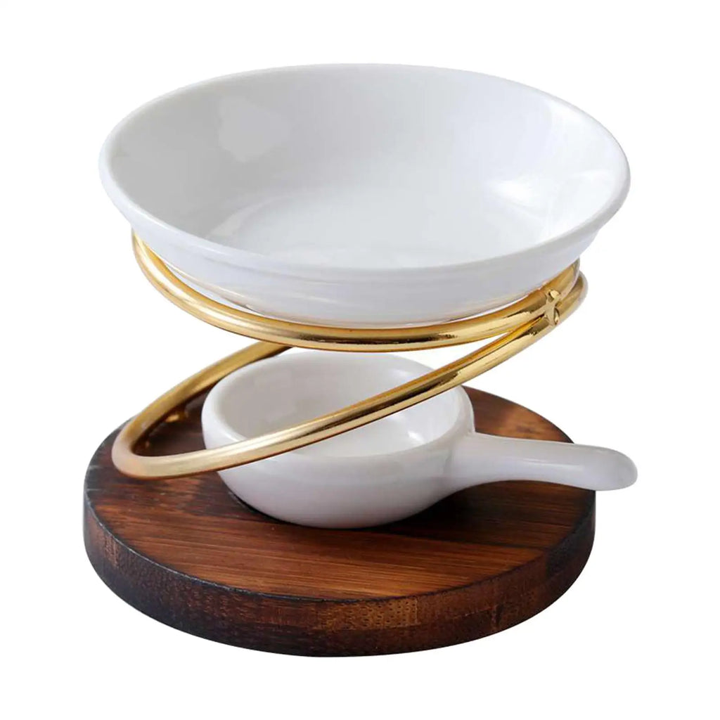 Aroma Oil Burner & Wax Melt Warmer with Candle Spoon - Your Ritual Hub 