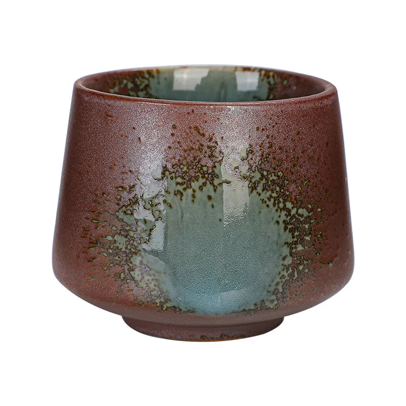 Retro Colorful Tea Cups 200ml Cute Coarse Ceramic Coffee Mugs - Your Ritual Hub 