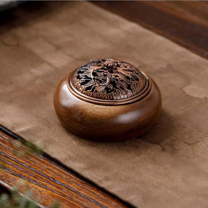 Solid Wood Pan Incense Burner Tray