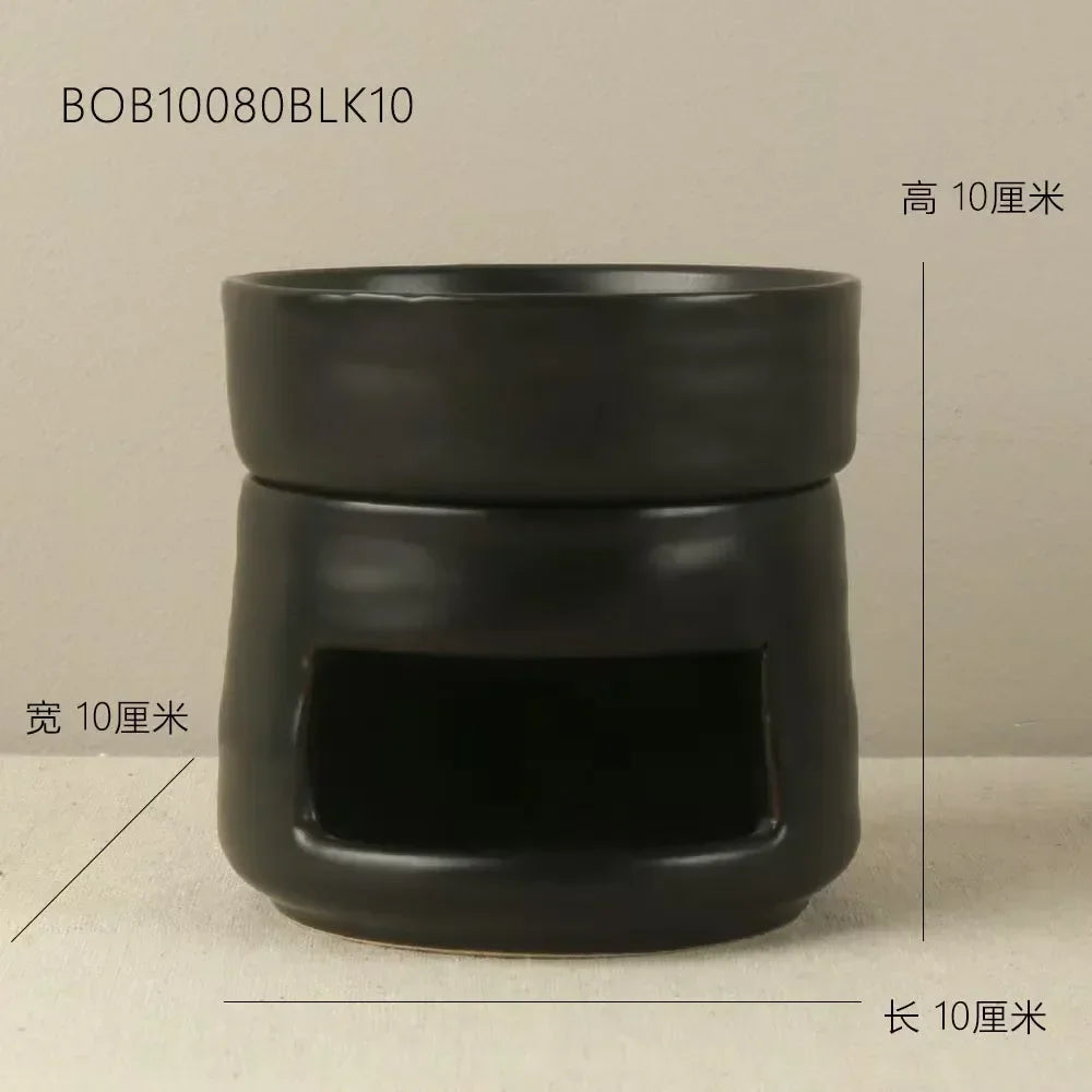 Exquisite ceramic craftsmanship candle holder wax oil burner - Your Ritual Hub 