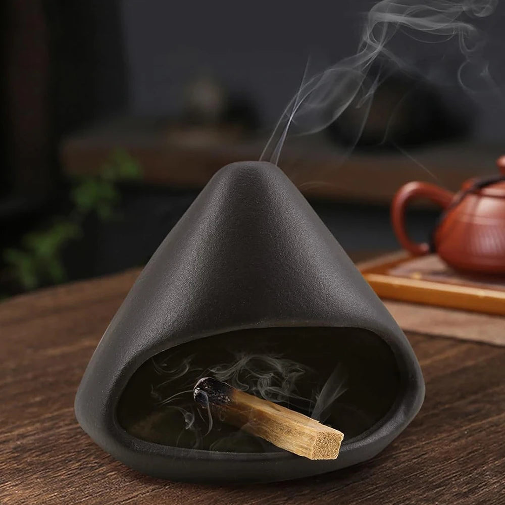 Handcrafted Ceramic Palo Santo & Sage Bowl Burner - Your Ritual Hub 