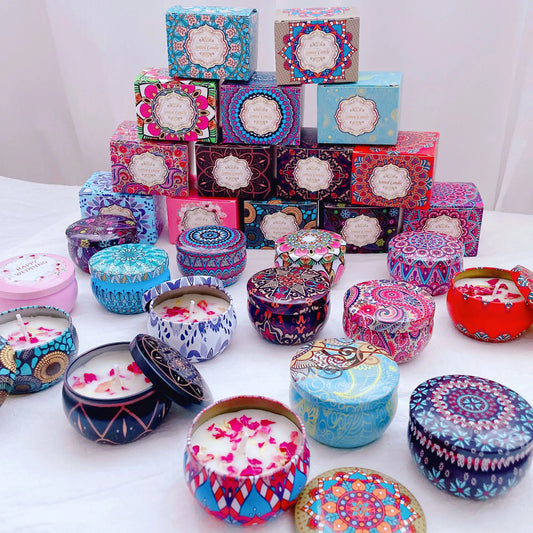Dried Flower Soy Wax Scented Candle