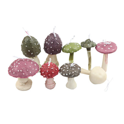 Mushroom Silicone Candle Mold — Whimsical DIY Wax Mould