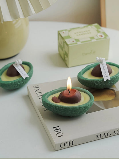 Avocado Scented Candle Sage And Sea Salt Handcrafted With Stone Wax Celebrations Anniversaries Birthday Special Occasion