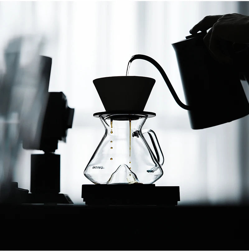 Hill Coffee Server | Pour-Over Glass Coffee Carafe | 360ml & 600ml