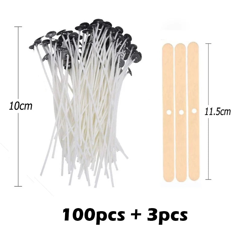 103-Pack Smokeless Cotton Candle Wicks Set