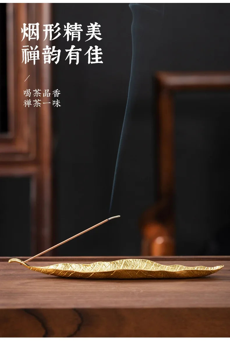 Long Leaf Ash Catcher Incense Holder