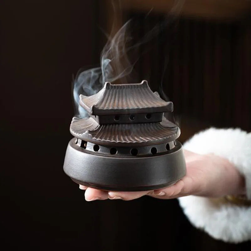 Temple of Heaven Ceramic Backflow Incense Burner