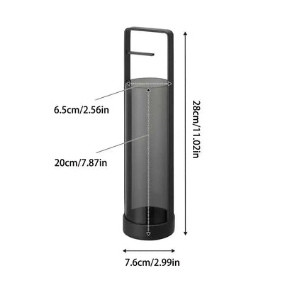 Upside-down Incense Burner Stand Detachable with Glass Backflow