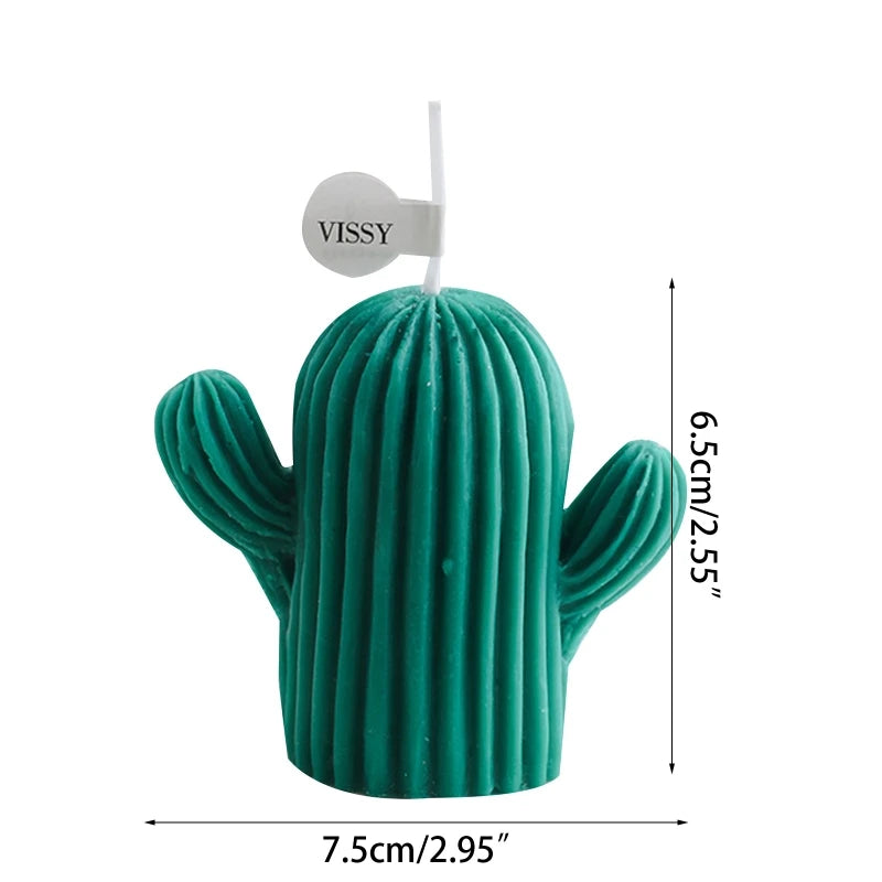 Small Cactus Scented Wax Candles Ornament