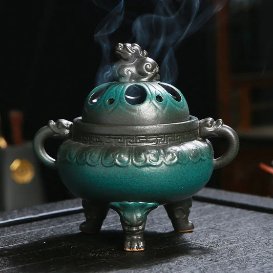 Antique Ceramic Chinese Incense Burner