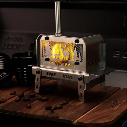 Stainless Steel Incense burners Detachable Burning Wood Stove