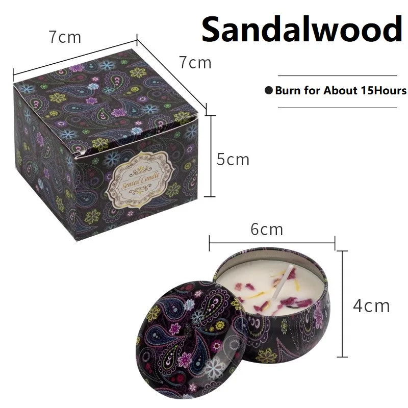 Vintage Floral Scented Soy Wax Candles - Your Ritual Hub 