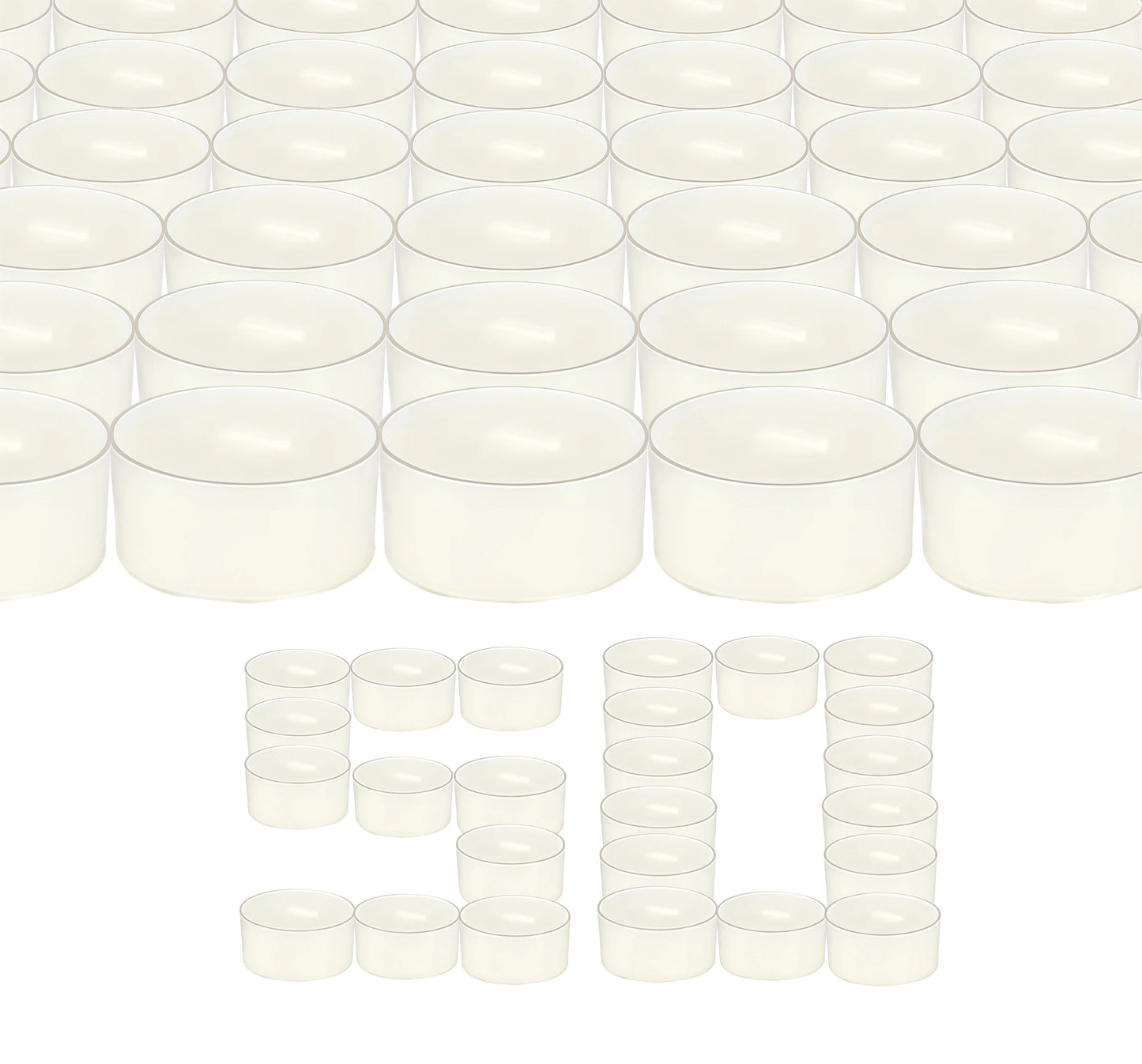 50-100Pcs Beeswax Tea Light Candles Smokeless Eco-Friendly Candles Xmas Tealight for Wedding Favor Candles 4 Hour Clean Burning