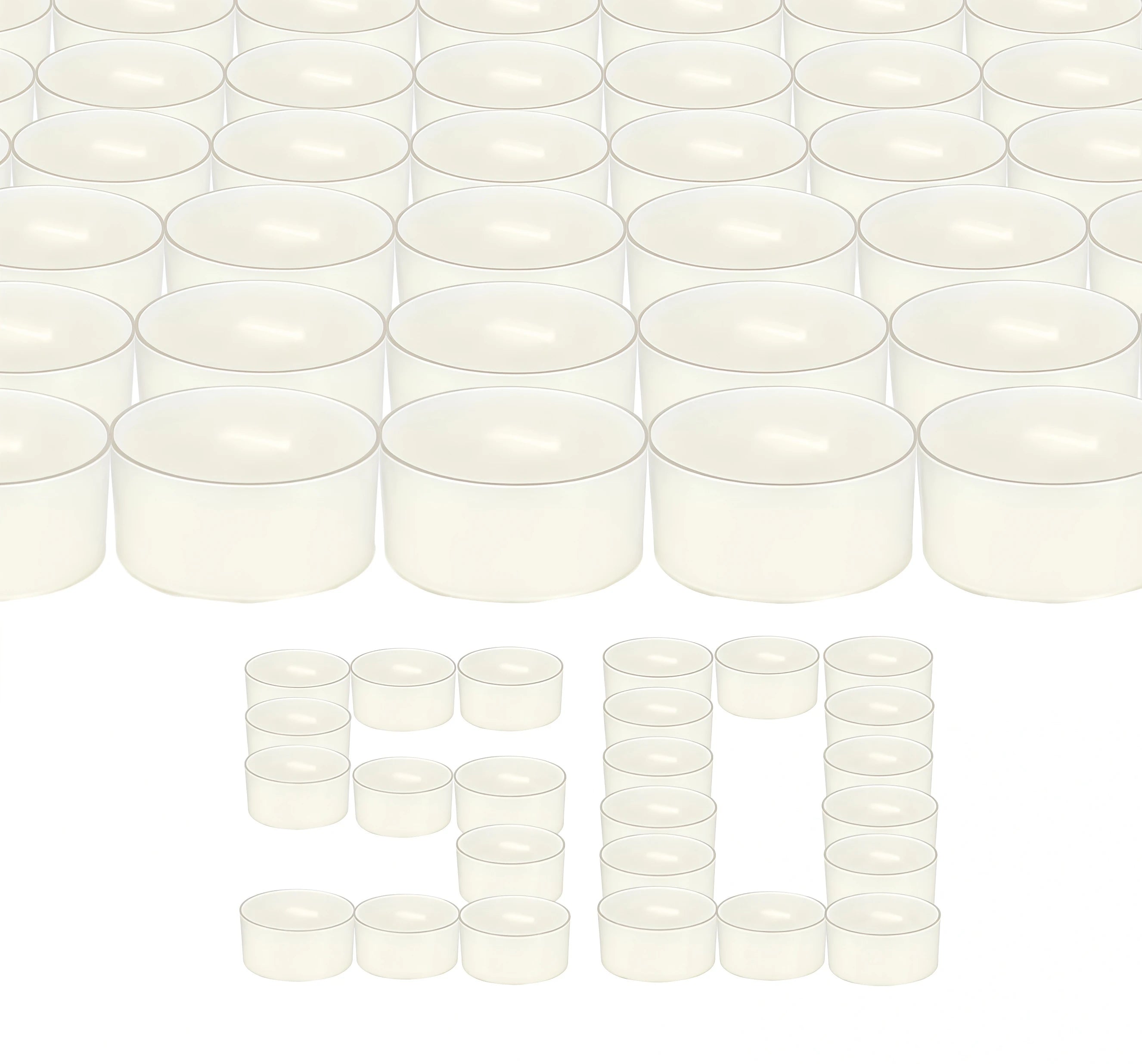 50-100Pcs Beeswax Tea Light Candles Smokeless Eco-Friendly Candles Xmas Tealight for Wedding Favor Candles 4 Hour Clean Burning - Your Ritual Hub 