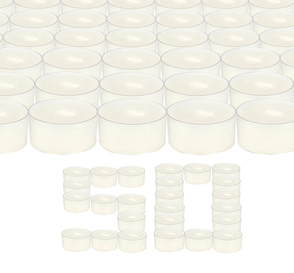 50-100Pcs Beeswax Tea Light Candles Smokeless Eco-Friendly Candles Xmas Tealight for Wedding Favor Candles 4 Hour Clean Burning