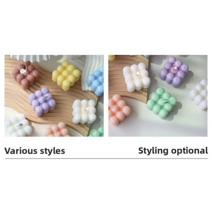 Bubble Cube Scented Soy Wax Candle