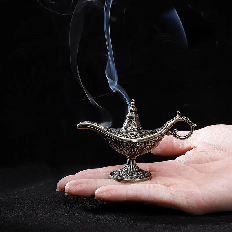Small Antique Metal Arabic Incense Burner - Your Ritual Hub 