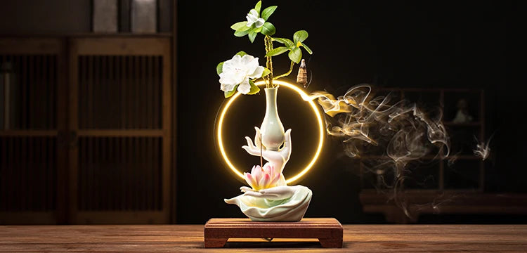 Metal incense burner