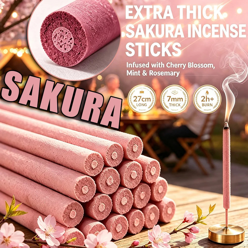 Extra-Large Sakura Incense Sticks – 5 Pack Sizes