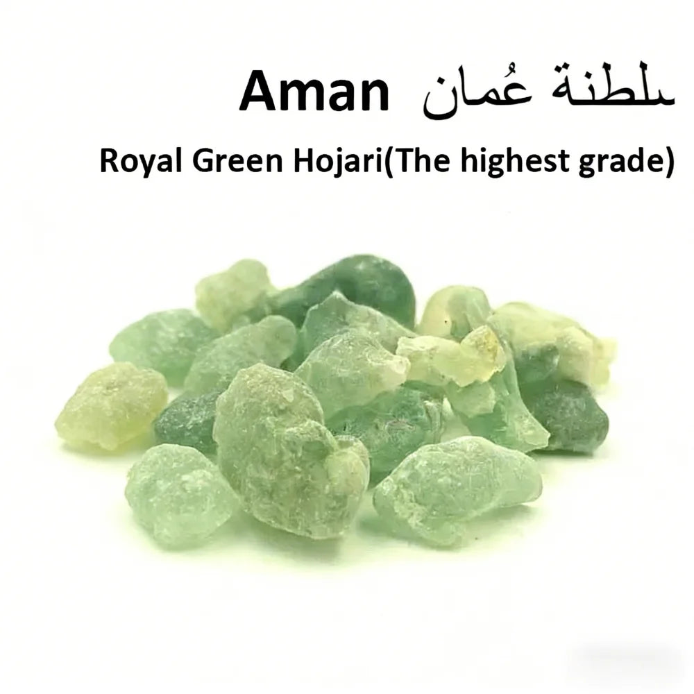 Royal Omani Hojari Frankincense – Top Grade Green Resin from Dhofar