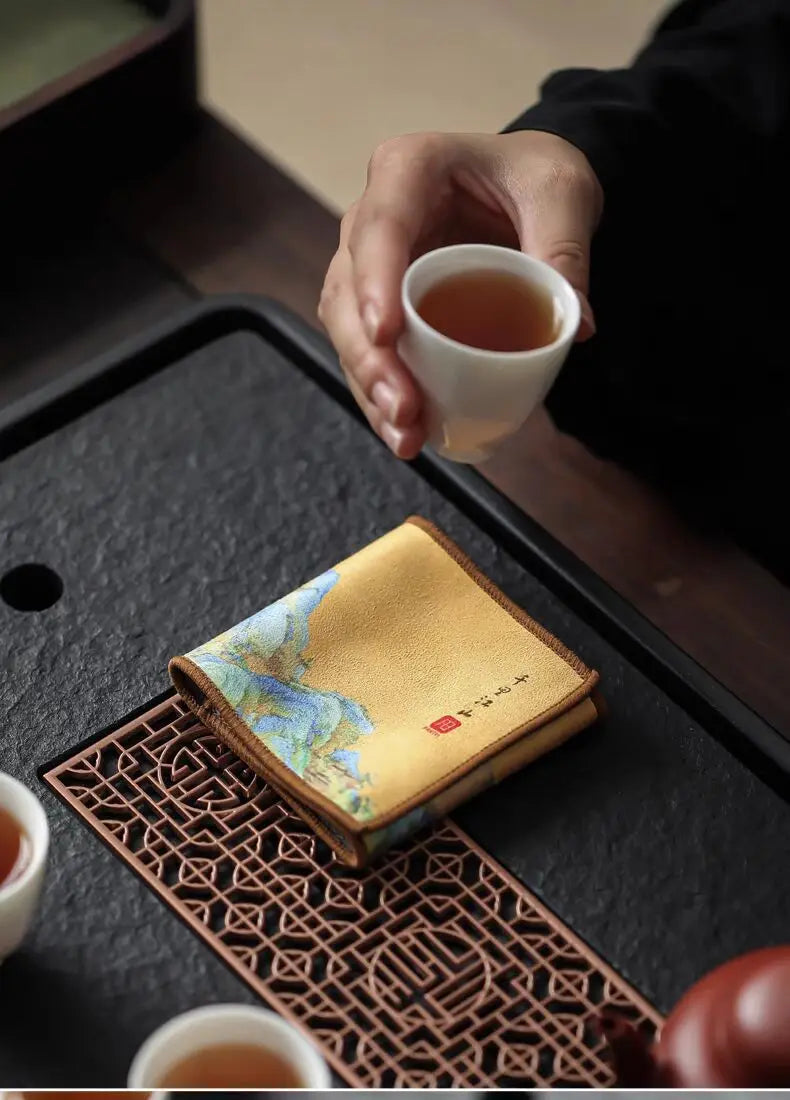 Thickened Double-Sided Absorbent Tea Cloth - Your Ritual Hub 