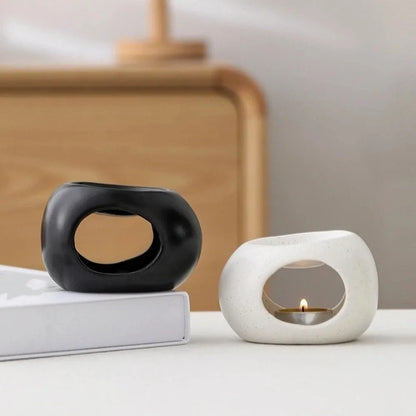 Minimalist European Ceramic Essential Oil Burner