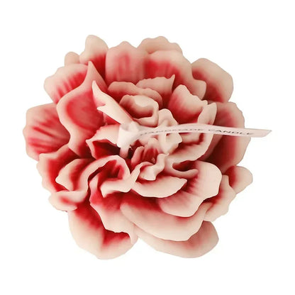 3D Carnation Flower Candle Home Decoration