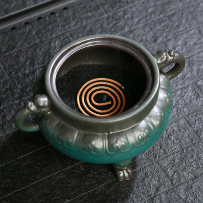 Antique Ceramic Chinese Incense Burner