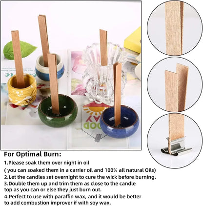 Wood Wick Soy Candle DIY Kit — Handcrafted Aromatic