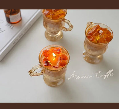 Kaffeformade doftljus i sojavax