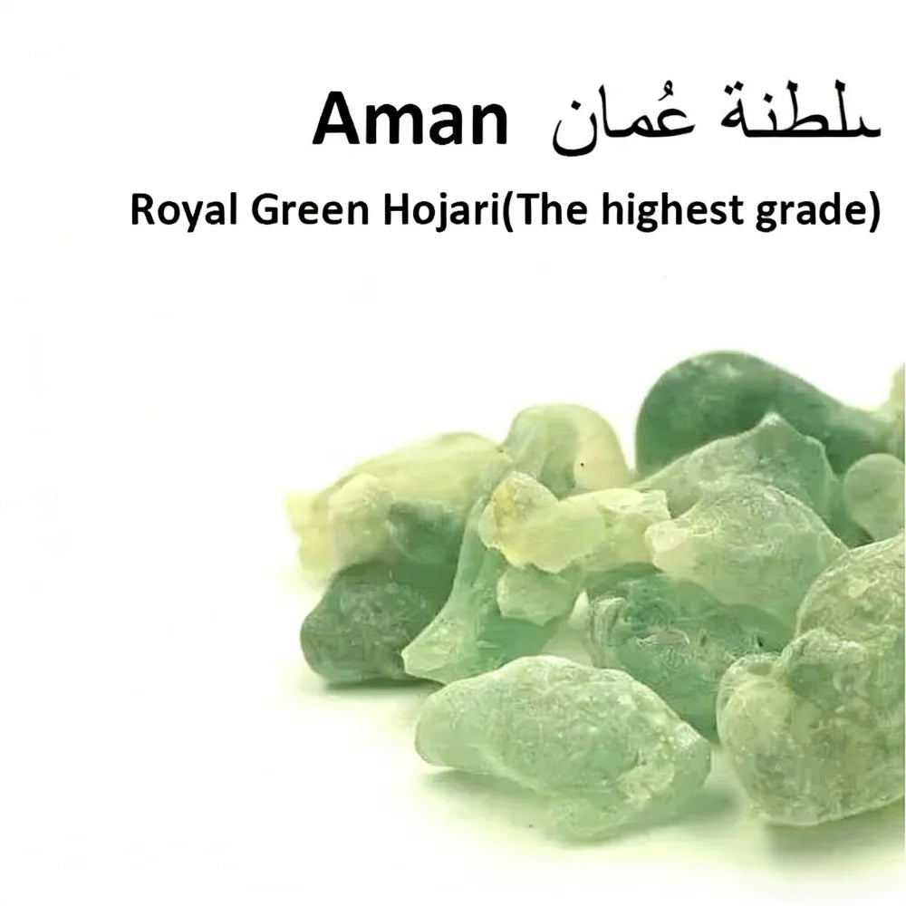 Royal Omani Hojari Frankincense – Top Grade Green Resin from Dhofar