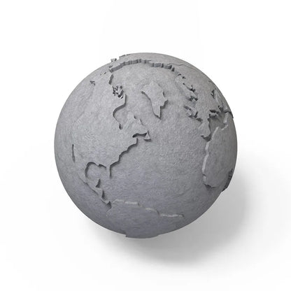 3D Earth Candle Silicone Mold Concrete Earth Plaster Mold