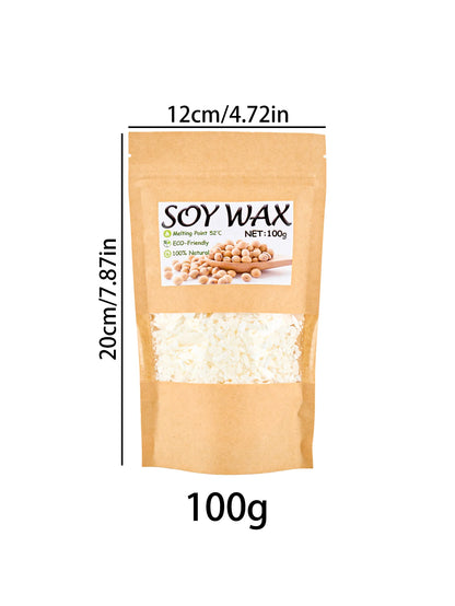 Natural Soy Wax Flakes 100g–1000g — DIY Candle Crafts