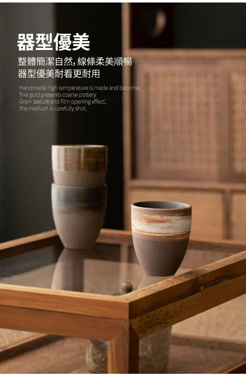 Ceramic Coffee Cups,Japanese Style Ceramic Cup,Latte Mug,Espresso Mugs,Afternoon Teacup,Household Water Mugs - Your Ritual Hub 