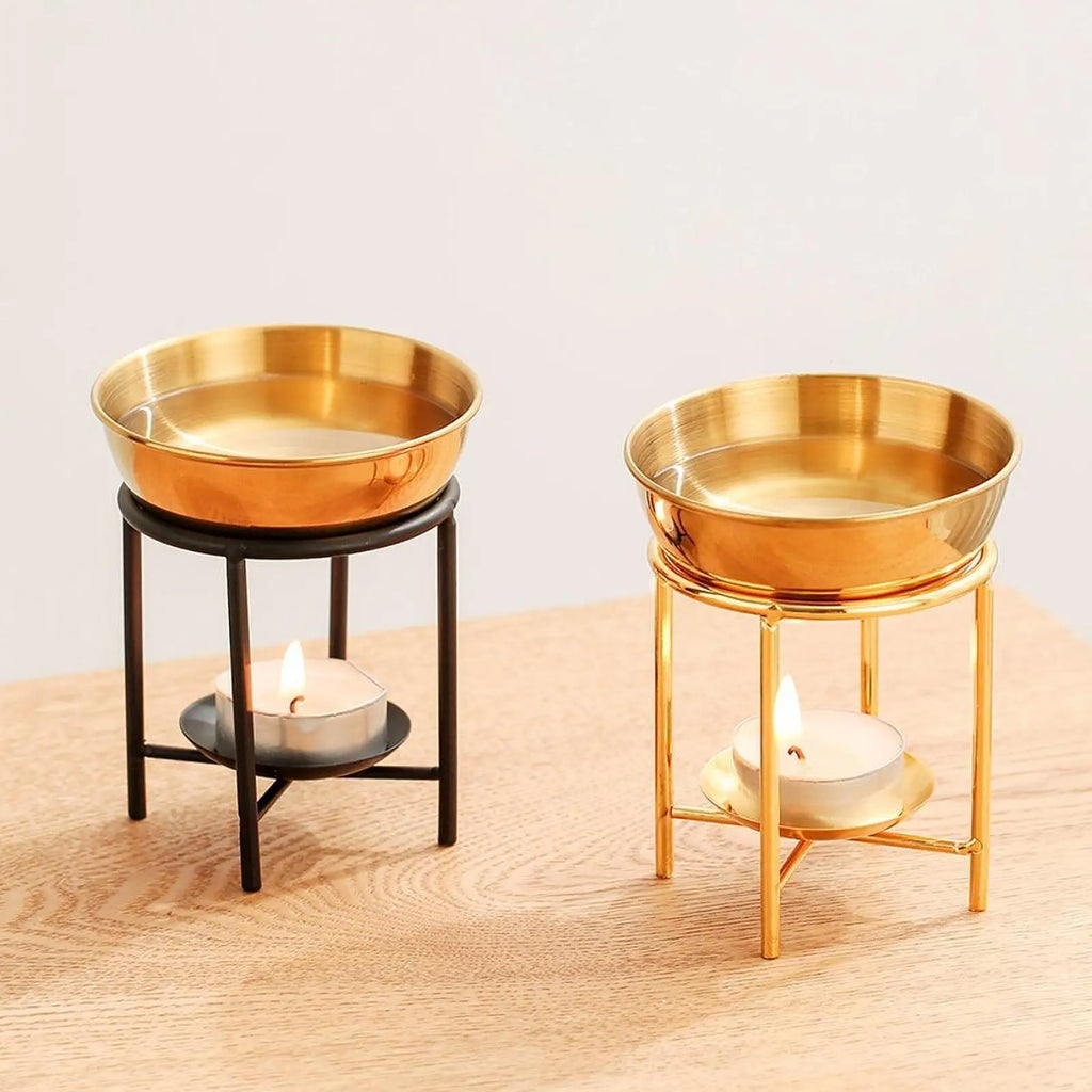 Essential Oil Burner Tealight Candle Holder Stainless Steel - Your Ritual Hub 