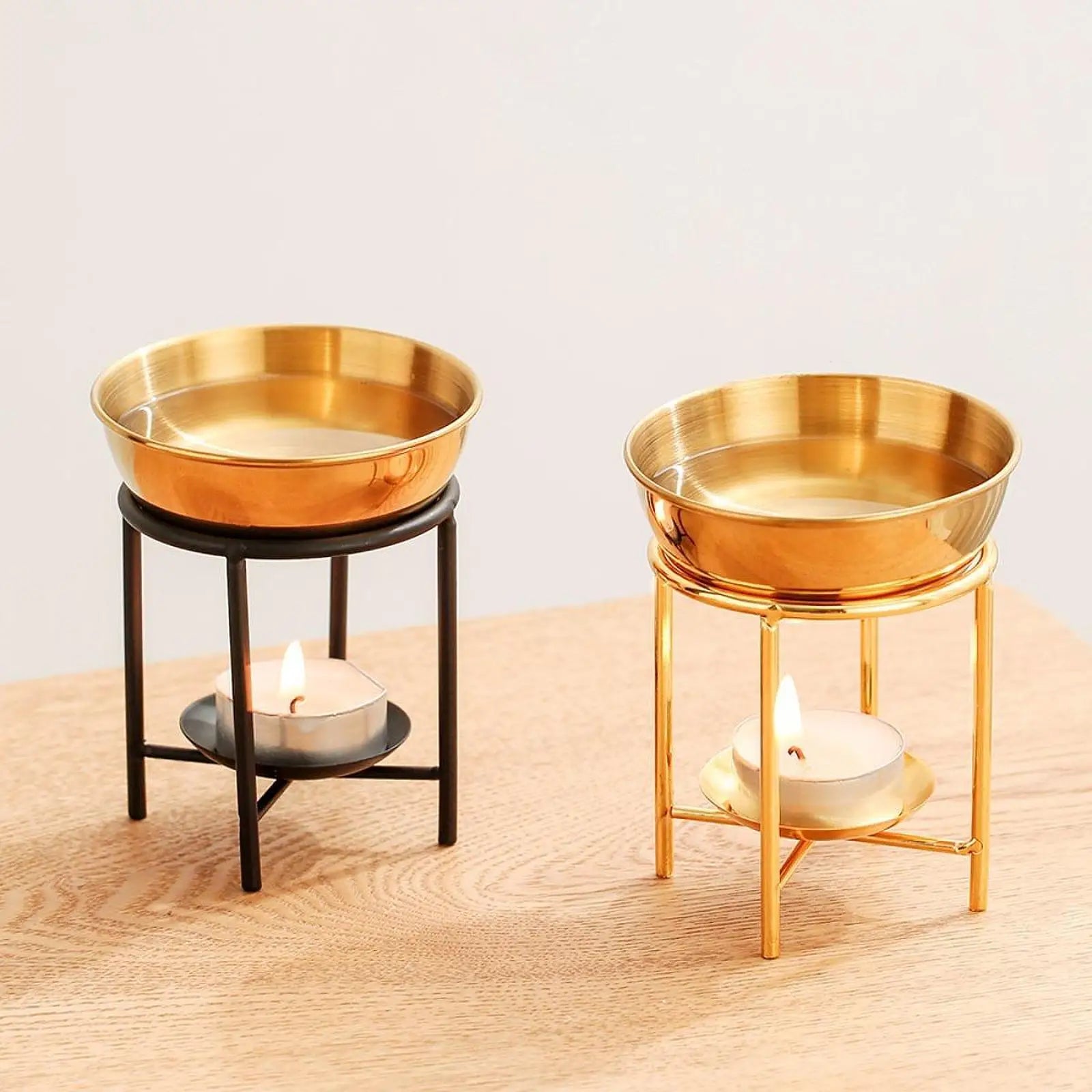 Essential Oil Burner Tealight Candle Holder Stainless Steel - Your Ritual Hub 
