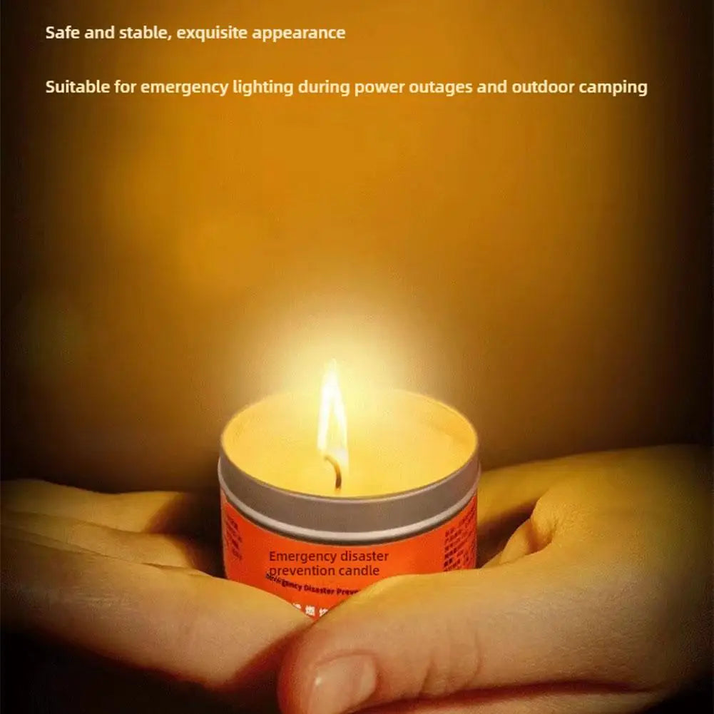Emergency Candles for Household Power Outages Windproof Smokeless