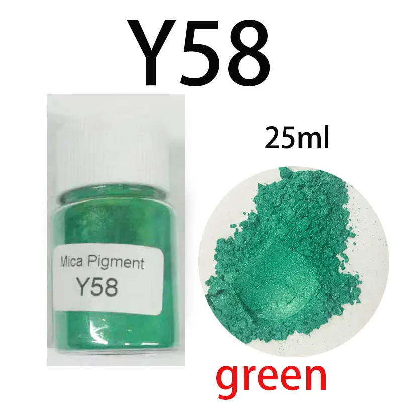 Mica Pigment Powder, 26 Colors for Soap, Candles & Crafts
